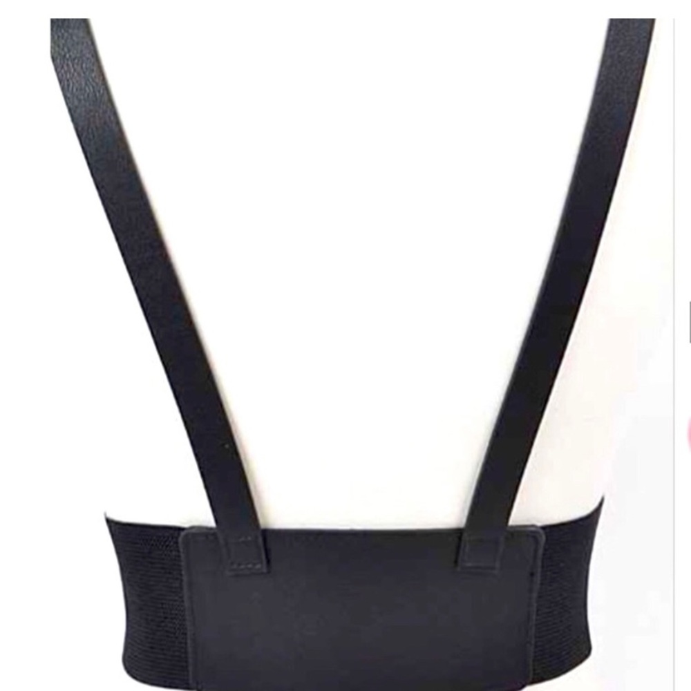 Western Stallion Faux Leather Corset Harness Belt - Picture 3 of 4